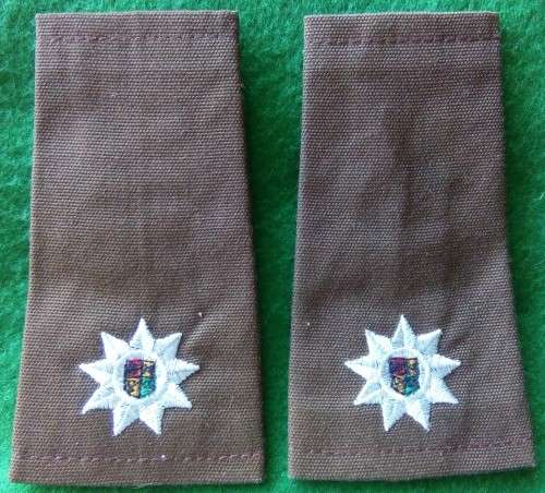 UNUSED - SADF - MAJOR SLIP ON RANK PAIR - LAST NUTRIA DRESS