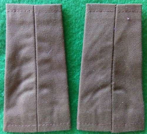 UNUSED - SADF - MAJOR SLIP ON RANK PAIR - LAST NUTRIA DRESS