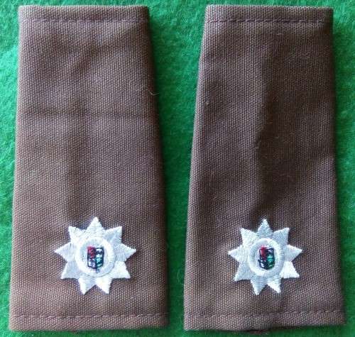 UNUSED - SADF - MAJOR SLIP ON RANK PAIR - LAST NUTRIA DRESS