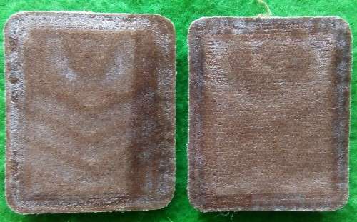 UNUSED - SANDF - SSGT COLLAR RANK BADGE PAIR - IRON ON - UNUSED
