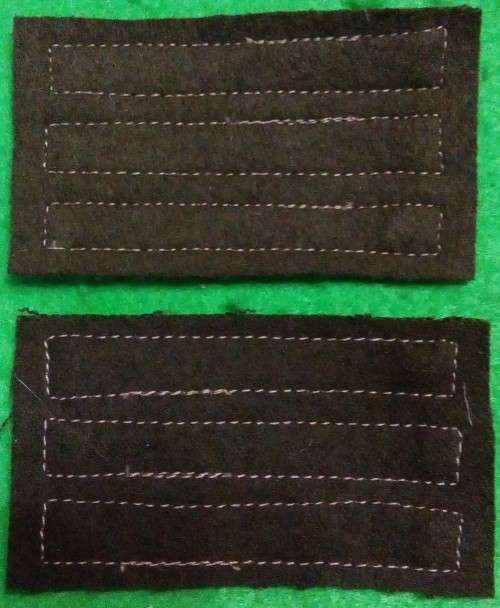 SADF / SWATF MATCHING PAIR - SGT RANK CHEVRONS - UNUSED