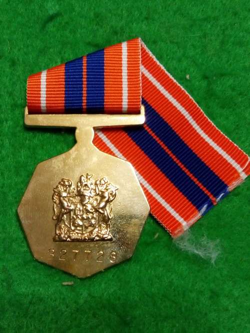 SADF - FULL SIZE PRO PATRIA MEDAL - FLAT ROUNDEL - FIXED SUSPENDER