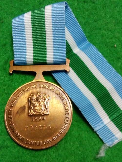 SADF - FULL SIZE UNITAS MEDAL - NUMBERED