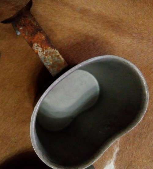 SADF OR RHODESIA WATER BOTTLE (BROAD BELT LOOP) - COMPLETE WITH FIREBUCKET