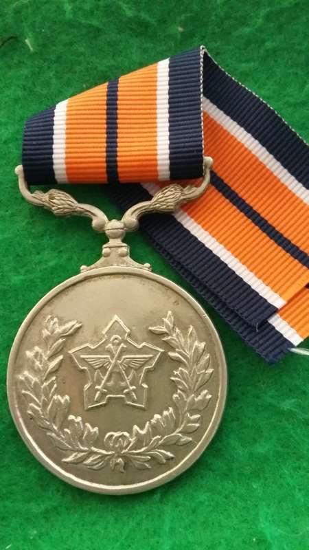 SADF - GENERAL SERVICE MEDAL -  REAR NUMBERED
