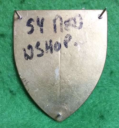SADF - (METAL) 54 MEDIUM WORKSHOP SHOULDER FLASH - PINS INTACT