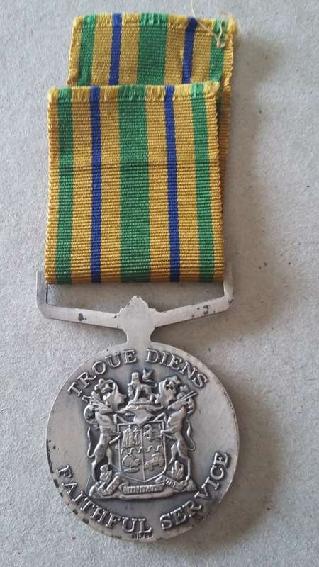 SAP - 20 YEAR SERVICE MEDAL (SILVER) - UNNAMED FULL SIZE