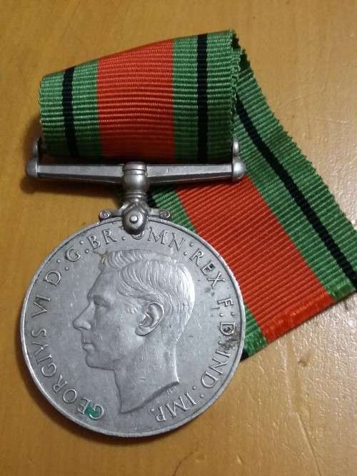 WW2 DEFENCE MEDAL - UNNAMED - FULL SIZE