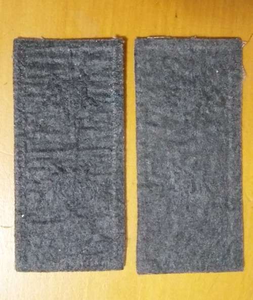 SADF -  LT COLLAR RANK PAIR - FIRST CAMO DRESS