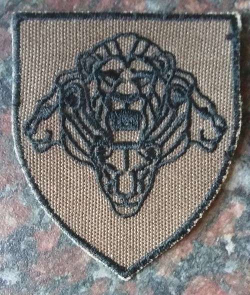SADF / SANDF - NUTRIA PRIDE OF LIONS SHOULDER FLASH - FIRST CAMO DRESS