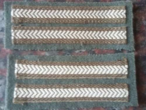 SADF / SWATF MATCHING PAIR - CPL RANK CHEVRONS - UNUSED