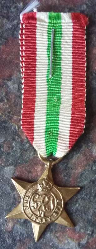 WW2 ITALY STAR  MINIATURE  MEDAL