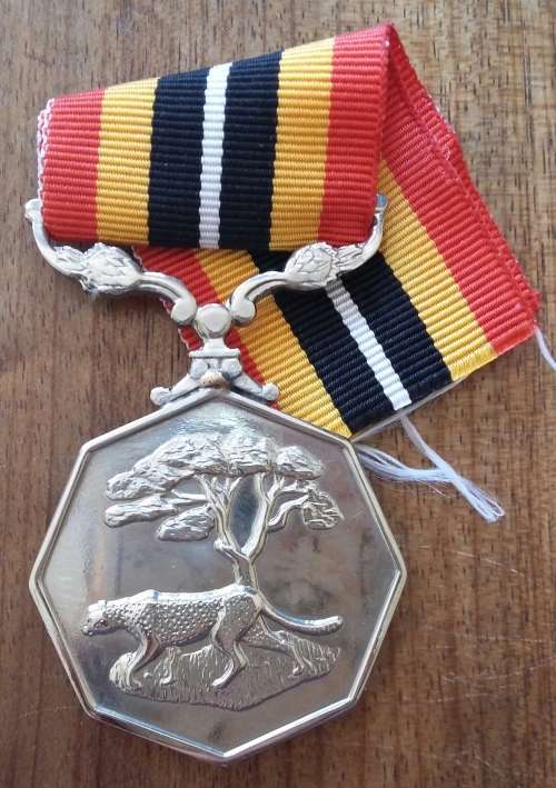 SADF -  SOUTHERN AFRICA MEDAL  - RIM NUMBERED