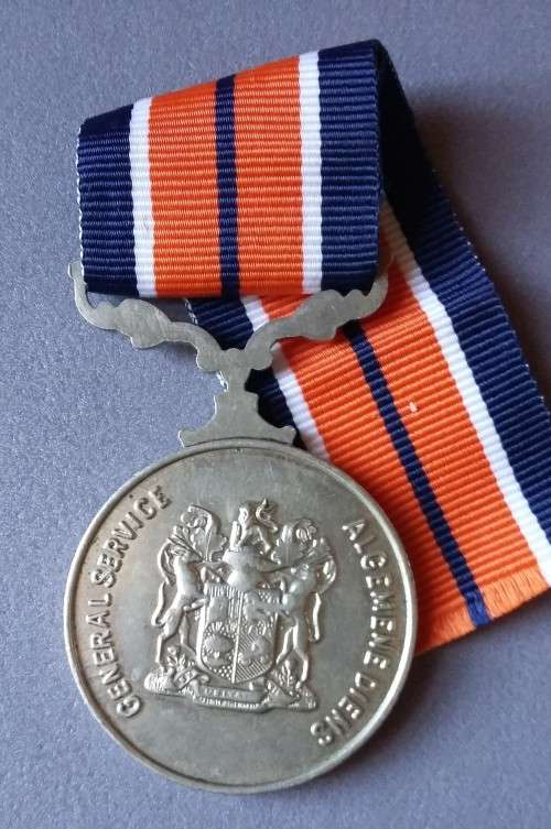 SADF - GENERAL SERVICE MEDAL -  RIM NUMBERED