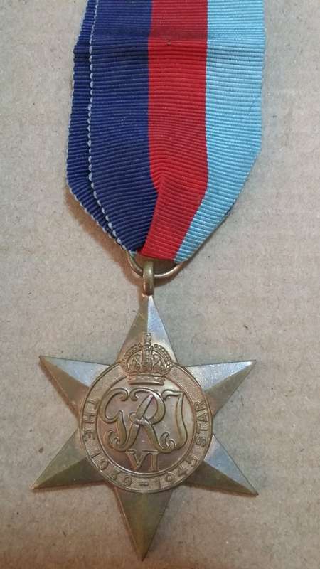 WW2 1939 / 45 STAR - FULL SIZE - N21071  I. D IALE