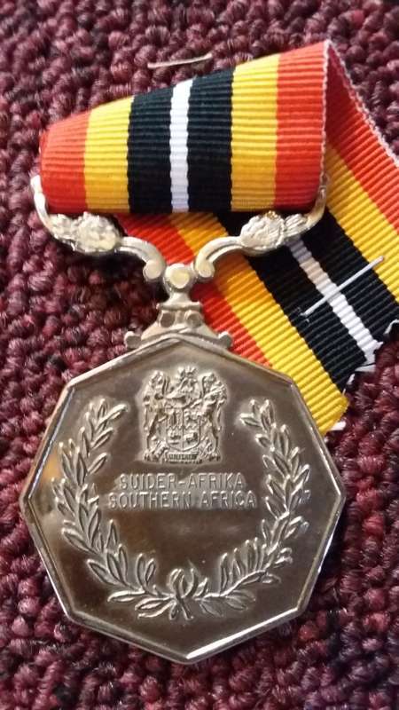 SADF - SOUTHERN AFRICA MEDAL (FULL SIZE) - RIM NUMBERED