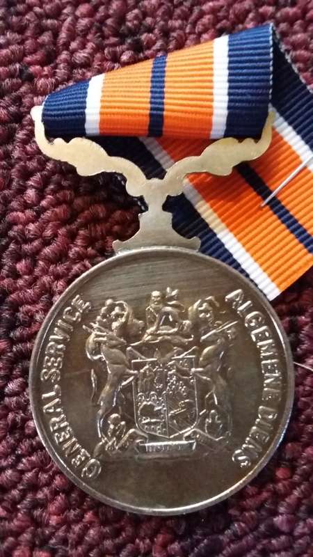 SADF - GENERAL SERVICE MEDAL -  RIM NUMBERED