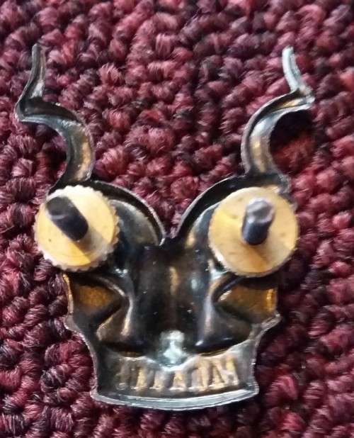 SADF / SWATF - AREA FORCE CAP/BERET BADGE - SCREW POSTS INTACT