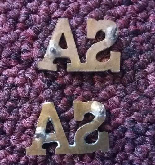 SADF - (EARLY TYPE) SA TITLE PAIR - PINS INTACT