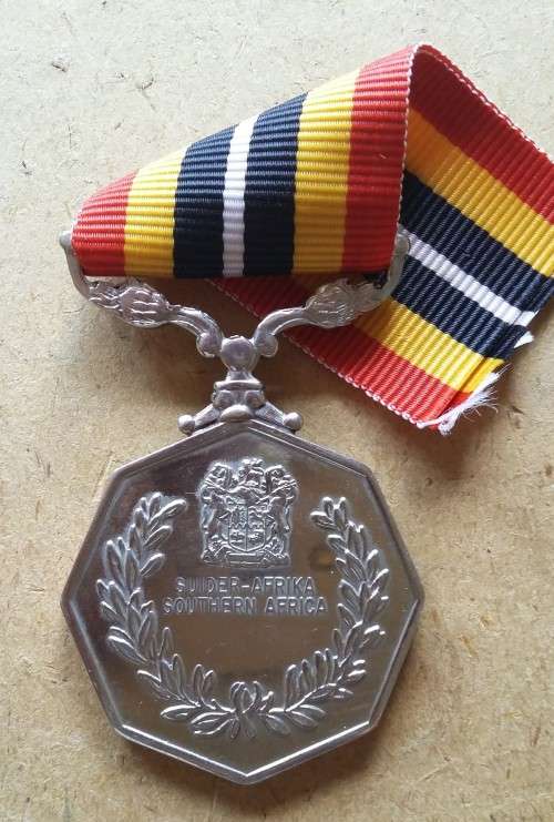 SADF - SOUTHERN AFRICA MEDAL (FULL SIZE) - RIM NUMBERED