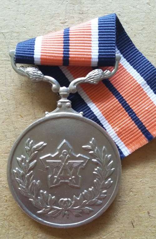SADF - GENERAL SERVICE MEDAL -  REAR NUMBERED