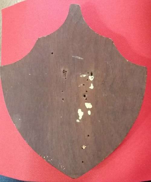 SADF - SIGNAL CORPS PLAQUE  - METAL ON WOOD (NAMED)