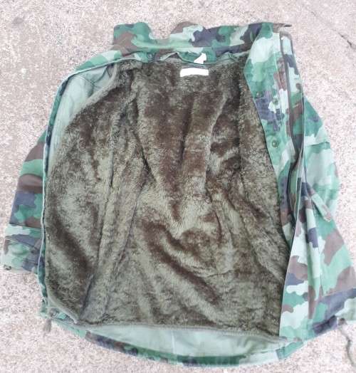RUSSIA - CAMO RUSSIAN ARMY COLD WEATHER JACKET (WOOL INNER) - FITS XXL AND 3XL