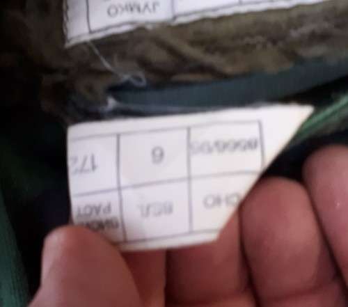 RUSSIA - CAMO RUSSIAN ARMY COLD WEATHER JACKET (WOOL INNER) - FITS XXL AND 3XL