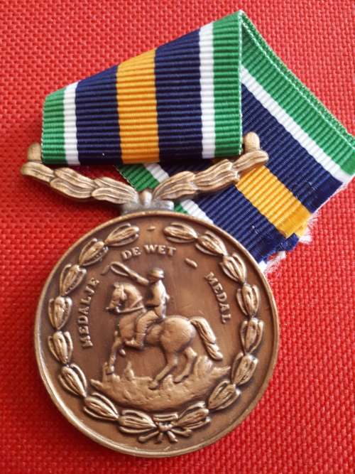 SADF - FULL SIZE DE WET MEDAL - NUMBERED