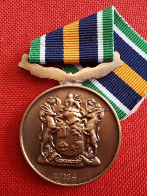 SADF - FULL SIZE DE WET MEDAL - NUMBERED