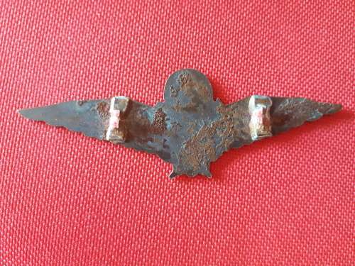 DUTCH EAST INDIES - (KST) KORPS SPECIALE TROEPEN PARA WING 1948 - 1950 -- FULL SIZE - LUGS MISSING