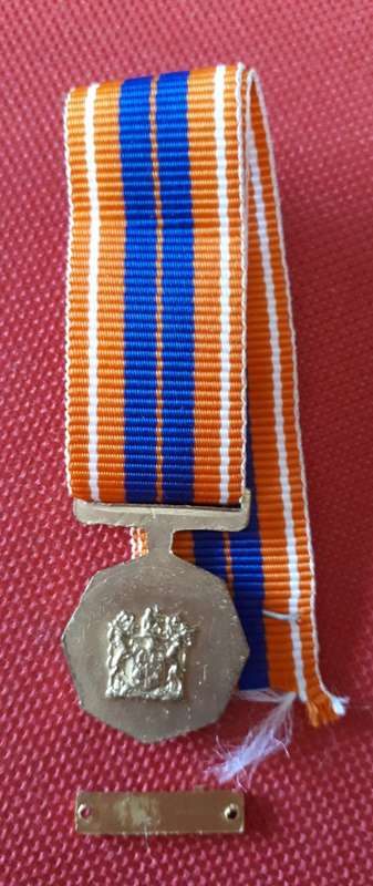 ## MINIATURE ##  SADF - PRO PATRIA MEDAL WITH MINI CUNENE BAR