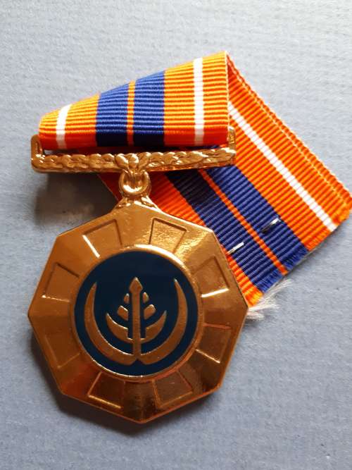 SADF - PRO PATRIA MEDAL -  FLAT ROUNDEL