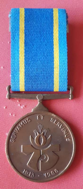POLICE 75 YEAR ANNIVERSARY MEDAL - NAMED TO A MAJOR