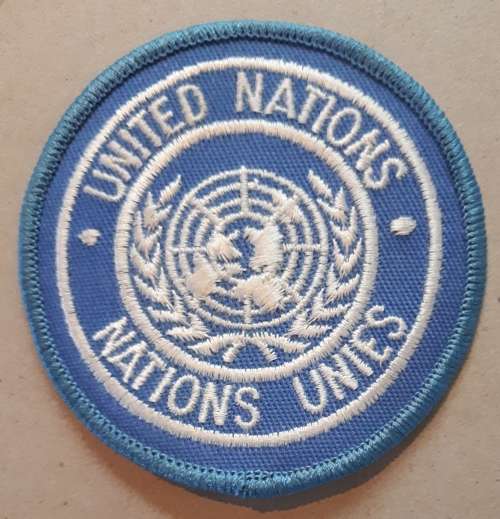 UNITED NATIONS DEPLOYMENT PATCH (AS ISSUED TO SA TROOPS)