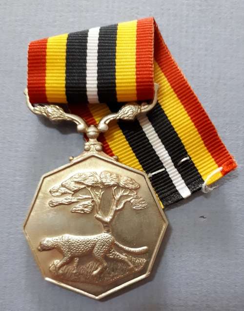 SOUTHERN AFRICA MEDAL - FULL SIZE REAR NUMBERED