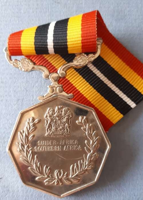 SOUTHERN AFRICA MEDAL - FULL SIZE RIM NUMBERED