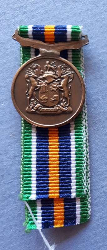 SADF MINIATURE DE WET MEDAL