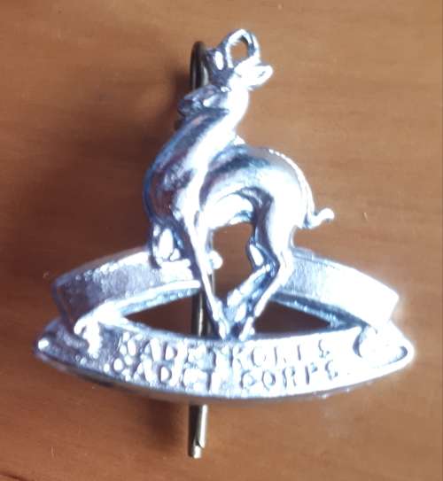 SADF SMALL SCHOOL CADETS BERET BADGE - LUGS INTACT