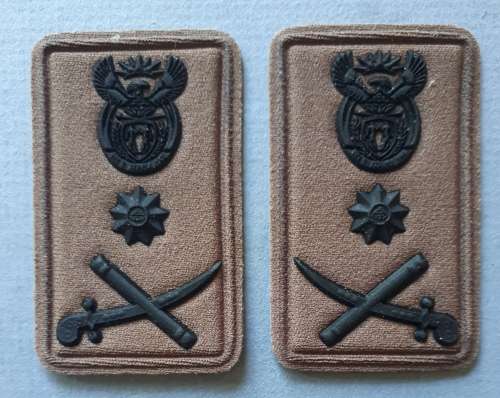 SADF (NOT CURRENT) BRIG GENERAL COLLAR RANK PAIR