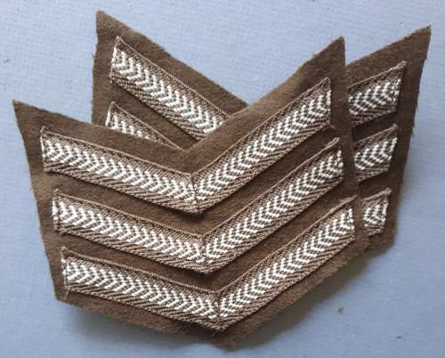 SADF - SGT RANK CHEVRON PAIR - UNUSED