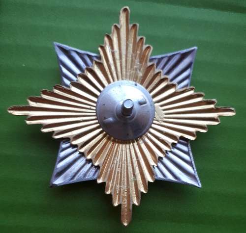 MOLDOVA - POLICE INSPECTOR GENERAL BREAT BADGE - SCREW INTACT (POST USSR)