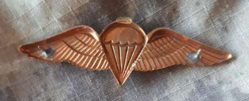 SADF / SANDF - FULL SIZE BASIC PARA WING -- PINS INTACT