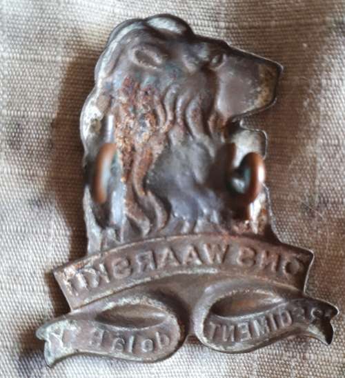 SADF - REGIMENT DE LA REY CAP BADGE (EARLY TYPE)