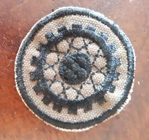 SADF -  NUTRIA EQUESTRIAN CENTRE MOTORCYCLE INSTRUCTOR QUALIFICATION BADGE.