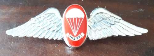 SADF -  FULL SIZE FREEFALL INSTRUCTOR PARA WING - PINS INTACT