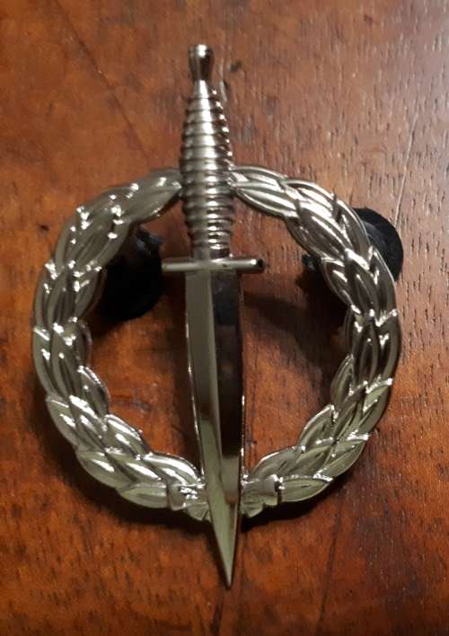 SADF - REPRODUCTION SPECIAL FORCES ( RECCE ) OPERATOR BADGE - FULL SIZE