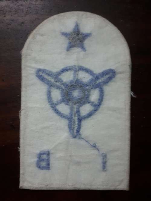 SA NAVY SUMMER DRESS MUSTERING PATCH (LARGE) - INTERNAL COMBUSTION ARTIFICER