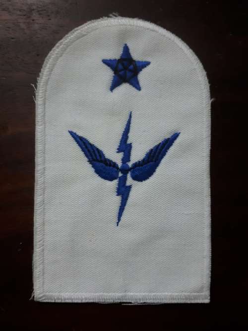 SA NAVY SUMMER DRESS MUSTERING PATCH (LARGE) - TELECOMS OPERATOR (RADIO)