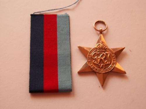1939/45 star to M 12858 J. NEWMAN